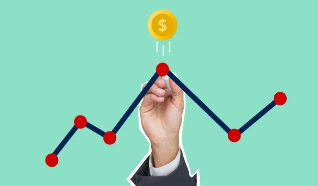Hand drawing an upward trend line on a graph to represent the growth benefits of using a Swiss PIM.